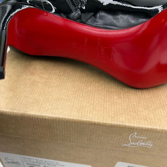 Women’s Christian Louboutin sporty Kate  85 booty size 38 made in Italy - Picture 11 of 11